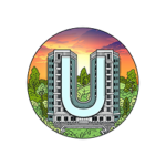 Unique Places Syndications logo white